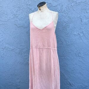Daily Practice Pink Cotton Midi Dress XL